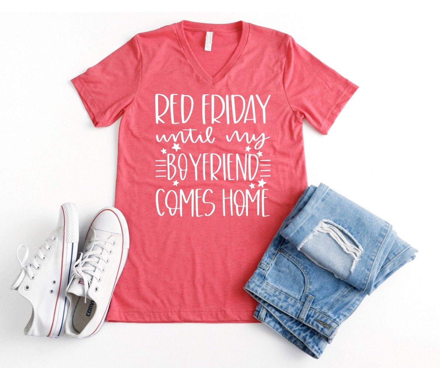 RED Friday Until My BOYFRIEND Comes Home Tee