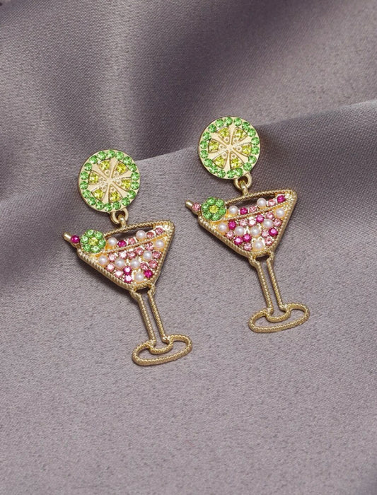 Martini Dangle Earrings